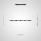Реечный, рядный светильник MARCK LONG 5 плафонов Lampatron 8374-22918