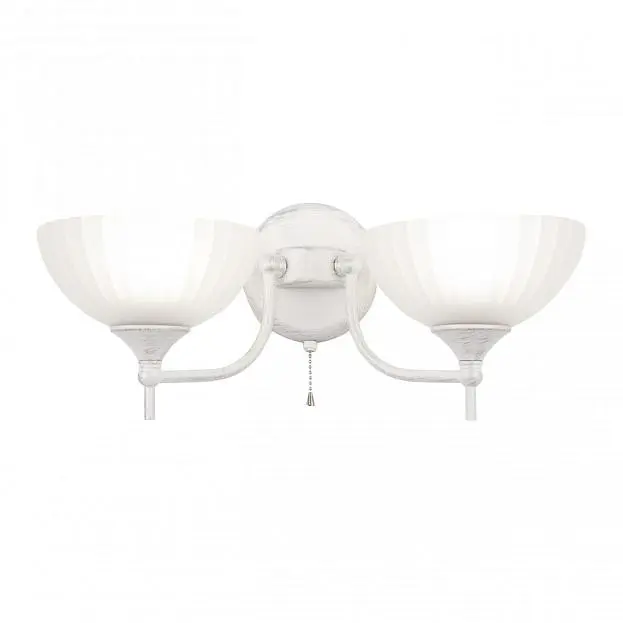 Бра с плафонами Arte Milano 340049/2W WT+SL Бра с плафонами Arte Milano 340049/2W WT+SL