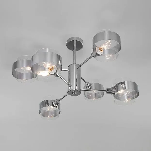 Потолочная люстра Eurosvet 70127/6 хром a056957 Arcada