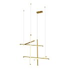 Светильник подвесной Матовое золото LED 1*70W 3000K ST Luce SL6207.203.70 RETICO