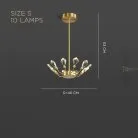 Люстра GLORIOLE UP Тип А. Размер S. 10 LED Lampatron gloriole-up-a-s 9129-26005