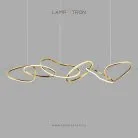 Реечный, рядный светильник LYCAN 6 колец. Размер M. Нейтральный свет Lampatron 3326-22833