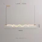 Реечный, рядный светильник GLORIFY OPTIC SPIRAL Размер L Lampatron 8435-23178