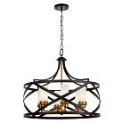 Подвесной светильник Lumina Deco LDP 1242-6 BK+MD Astila