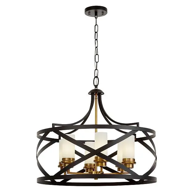 Подвесной светильник Lumina Deco LDP 1242-6 BK+MD Astila Подвесной светильник Lumina Deco LDP 1242-6 BK+MD Astila