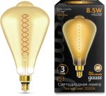 Лампа Gauss 157802105 E27 8,5W 2000K янтарная