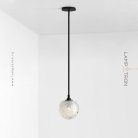 Подвесной светильник LEROY Цвет Черный Lampatron f-leroy-black 8127-22242