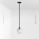 Подвесной светильник LEROY Цвет Черный Lampatron f-leroy-black 8127-22242