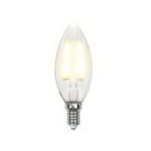 Лампочка светодиодная Uniel LED-C35-6W/WW/E14/FR PLS02WH картон