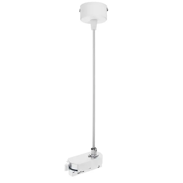 Подвесное питание BARRA 1,5 м для однофазного трека Lightstar 502196 БЕЛЫЙ Подвесное питание BARRA 1,5 м для однофазного трека Lightstar 502196 БЕЛЫЙ