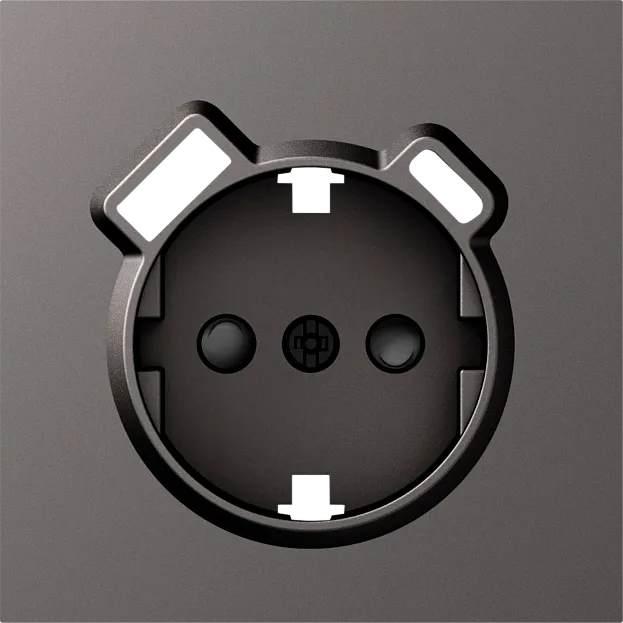 Накладка для розетки Schuko с зарядным устройством USB A+C, со шторками 16A 250В, матовый титан, Donel DS22945 S08 Накладка для розетки Schuko с зарядным устройством USB A+C, со шторками 16A 250В, матовый титан, Donel DS22945 S08