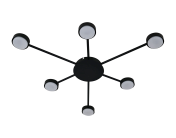 Потолочная люстра Lightstar 740077 FICO