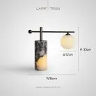 Настольная лампа SYMBOL NEPHRITE TAB Цилиндричексое основание Lampatron symbol-nephrite-tab-cillinder 9095-25892