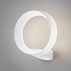 Уличный настенный светильник Elektrostandard 1710 TECHNO LED белый Ring a054931