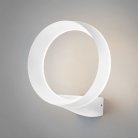 Уличный настенный светильник Elektrostandard 1710 TECHNO LED белый Ring a054931
