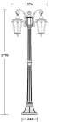 Наземный фонарь Oasis Light 86108A Gb PORTO