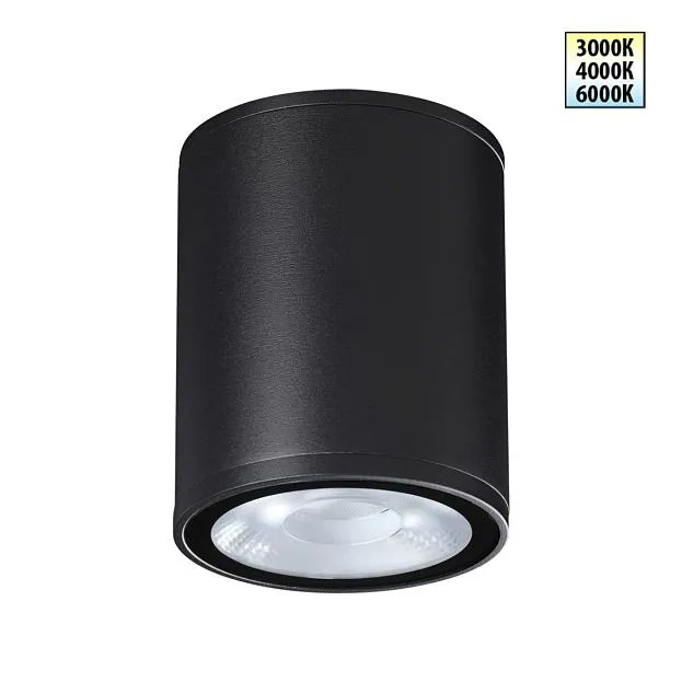Светильник ландшафтный с переключ. цветовой температуры IP65 LED 10W 100-240V 3000К\4000К\6000К Novotech 359535 TUMBLER
