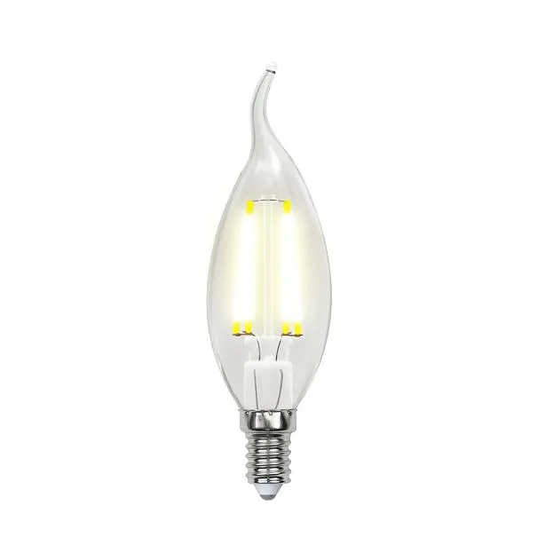 Лампочка светодиодная Uniel LED-CW35-6W/WW/E14/CL GLA01TR картон Лампочка светодиодная Uniel LED-CW35-6W/WW/E14/CL GLA01TR картон