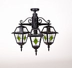 Потолочный светильник уличный Oasis Light 91170A/3 lgG Bl FARO lead GLASS