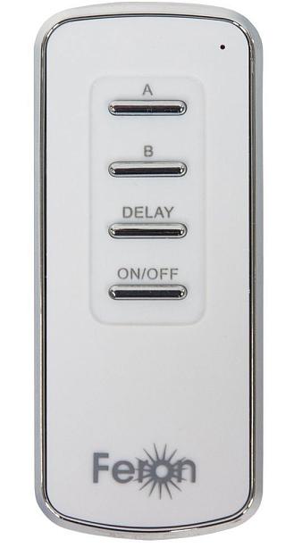 Выключатель дистанционный Feron 23262 230V 1000W 2-хканальный 30м с пультом управления, TM72