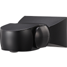 Датчик движения настенный, уличный, 3-х пров., обзор 180º/360º, макс.1200 Вт., черный+черная линза, IP65 Donel DS16BB DS