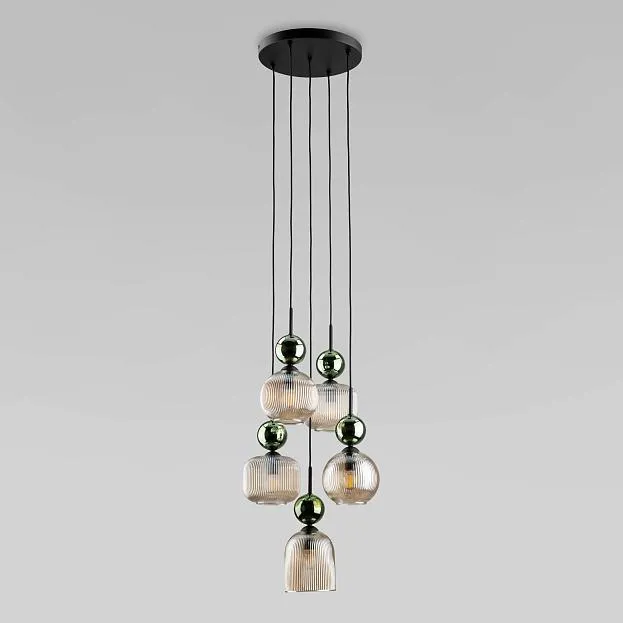 Подвесной светильник tk lighting 11149 sophia green cognac a071835