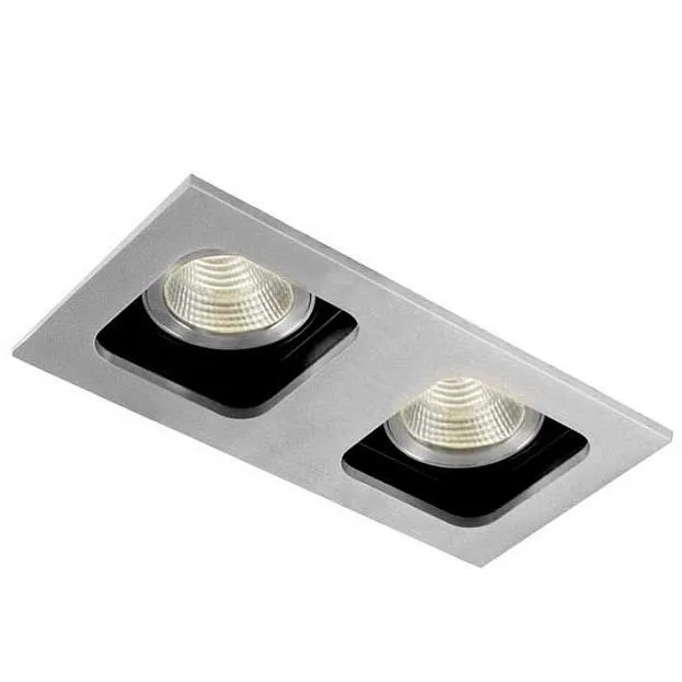 Точечный светильник Donolux DL18614/02WW-SQ Alu/Black DL18614 Точечный светильник Donolux DL18614/02WW-SQ Alu/Black DL18614