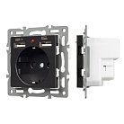 Механизм розетки с USB зарядкой Arlight 043734