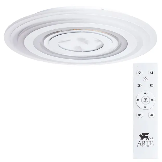 Потолочный светильник Arte Lamp A1397PL-1CL Multi-Piuma