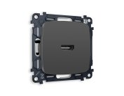Комплект механизма розетки HDMI 2.0 Ambrella Volt MO914010 QUANT