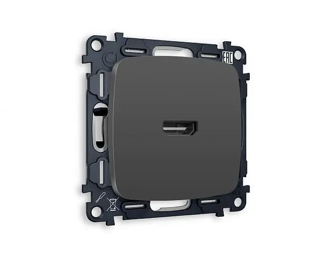 Комплект механизма розетки HDMI 2.0 Ambrella Volt MO914010 QUANT Комплект механизма розетки HDMI 2.0 Ambrella Volt MO914010 QUANT