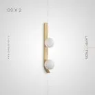 Бра LEEN 2 лампы Lampatron 6083-16312
