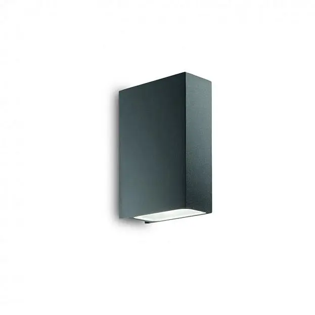 Уличный настенный светильник Ideal Lux 113791 TETRIS-2 AP2 ANTRACITE Уличный настенный светильник Ideal Lux 113791 TETRIS-2 AP2 ANTRACITE