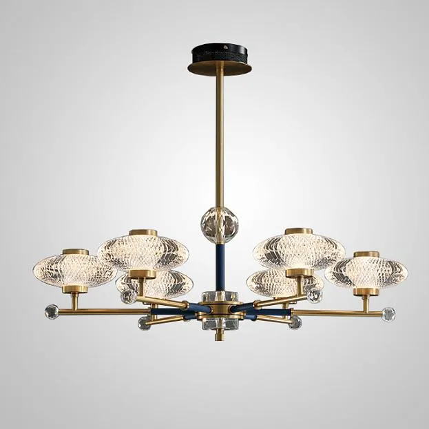 Люстра на штанге NICOL L6 Blue ImperiumLoft 193371-23 nicol01