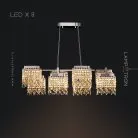 Реечный, рядный светильник FORSETE LONG 8 ламп Lampatron forsete-long-8 7608-21272