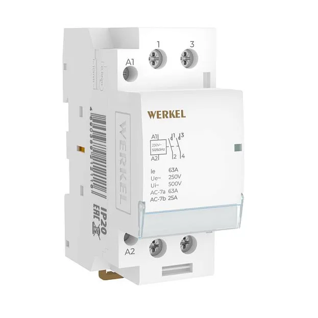 Контактор модульный Werkel W942M63O Контакторы a069476 Контактор модульный Werkel W942M63O Контакторы a069476