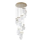 Каскадная люстра Arte lamp A2283SP-14GO GRAPPOLO