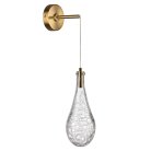 Настенный светильник античная бронза/стекло/металл IP20 LED 4W 300Лм 3000K 180° Odeon light 7147/5WL INCANTO