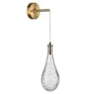 Настенный светильник античная бронза/стекло/металл IP20 LED 4W 300Лм 3000K 180° Odeon light 7147/5WL INCANTO