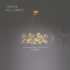 Кольцевые люстры и светильники GLORIOLE RING Тип B. 40 ламп Lampatron gloriole-ring-b-40 9121-25962