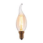 Лампа накаливания Loft IT 3540-GL E14 40W прозрачная Edison Bulb