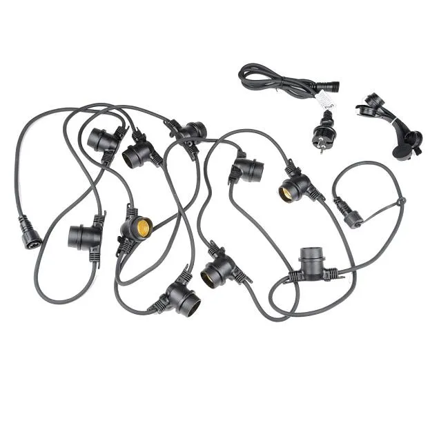 Гирлянда Uniel UDL-K121 10/E27/5M 5C IP65 BLACK BELT-LIGHT Гирлянда Uniel UDL-K121 10/E27/5M 5C IP65 BLACK BELT-LIGHT