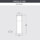 Наземный светильник IP55 Fumagalli DS3.563.000.WYF1R Virgilio