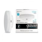 Лампа Gauss 83823 GX53 13W 4100K матовая Elementary