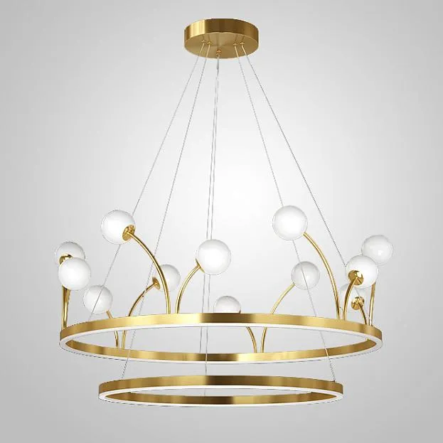 Подвесная люстра ALET D88 D60 ImperiumLoft 195448-23 alet01