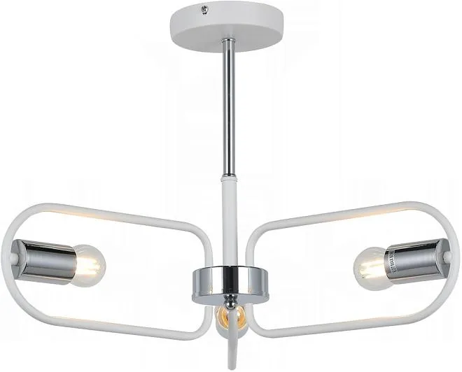 Потолочная люстра ILLUMICO IL8253-3COU-79 WH CR Потолочная люстра ILLUMICO IL8253-3COU-79 WH CR