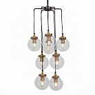 Подвесная люстра Bistro Globe Clear Glass Chandelier 8 Tower ImperiumLoft 84675-22 40.2152