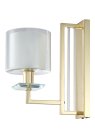 Бра Crystal Lux NICOLAS AP1 GOLD/WHITE 3401/401