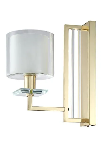 Бра Crystal Lux NICOLAS AP1 GOLD/WHITE 3401/401