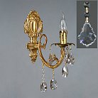 Бра Ambiente 8888/1 AB Leaf crystal